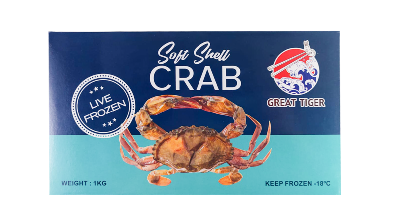 軟殼蟹 8-10隻入1kg (急凍)