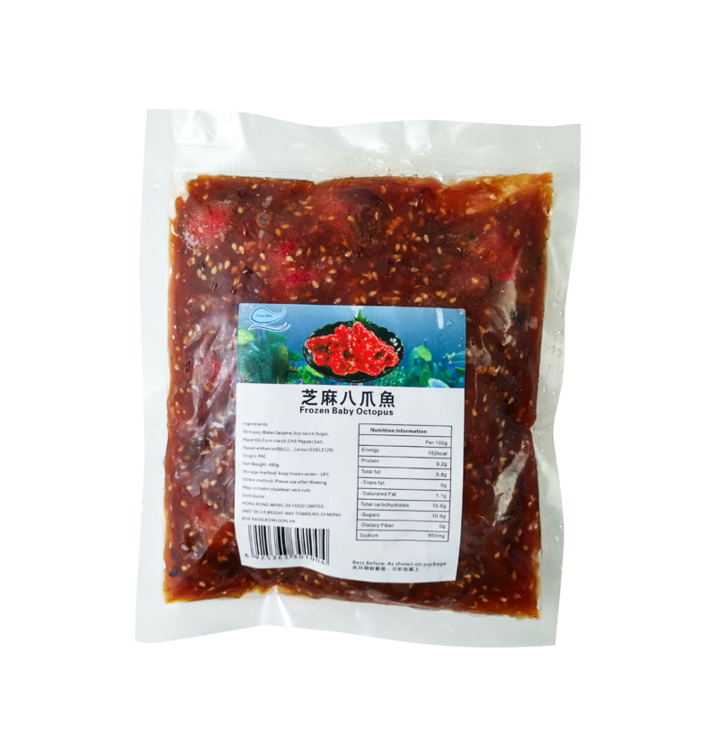 寶達 - 日式芝麻八爪魚 400g（解凍即食）