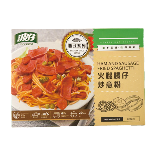 波仔 - 火腿腸仔炒意粉 320g