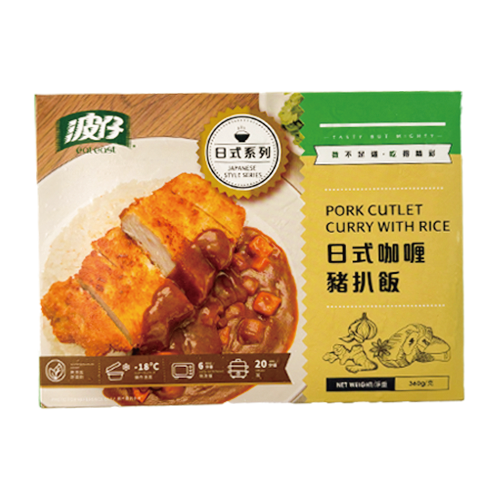 波仔 - 日式咖喱豬扒飯 360g