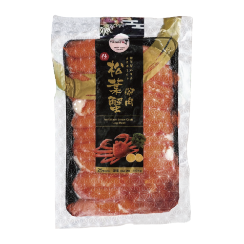 日式鮮甜仿松葉蟹棒 25條入 250g (解凍即食)