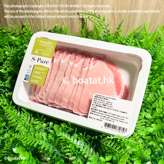 S-Pure - 泰國無添加抗生素 白豚大排薄片 150g (急凍)