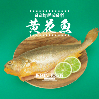 大黃花魚 (已去除魚鱗及內臟) (急凍)