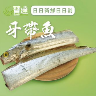 牙帶魚 (已去除魚鱗及內臟) (急凍)