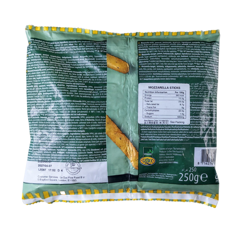 LeDuc - 荷蘭馬蘇里拉拉絲芝士條 250g