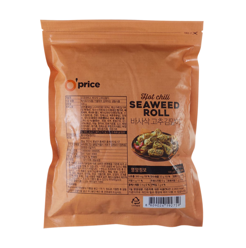 O＇price - 韓國辣味炸紫菜粉絲卷 500g